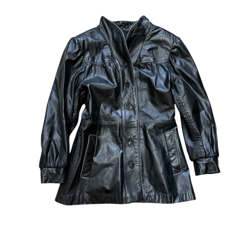 Black Women's Leather Jacket